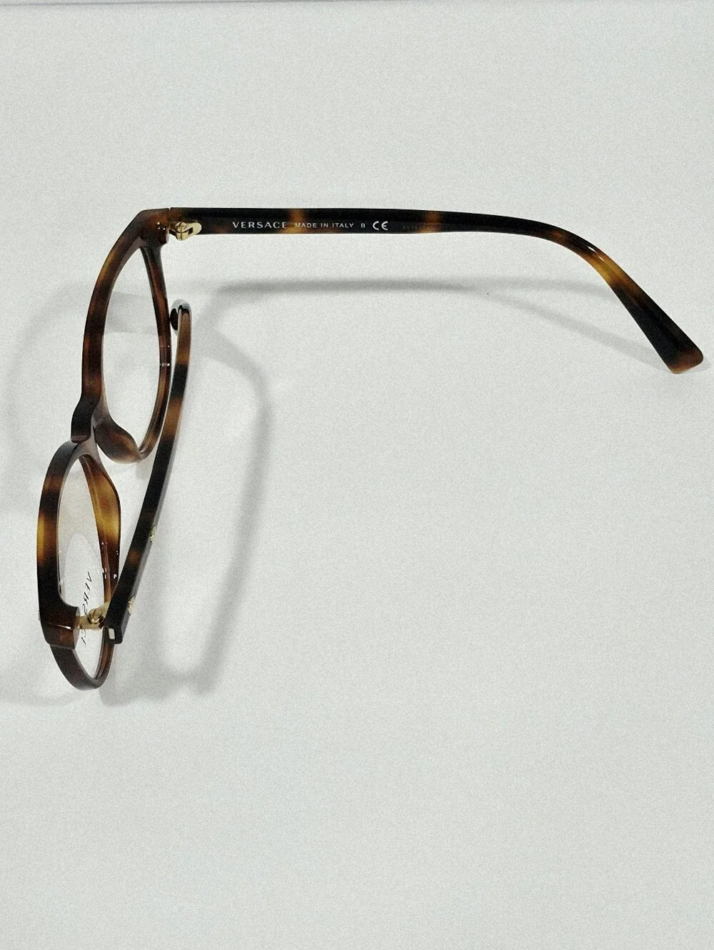 Versace eyeglass frame MOD. 3256 Color 5264 Havana Tortoise. Made in Italy.